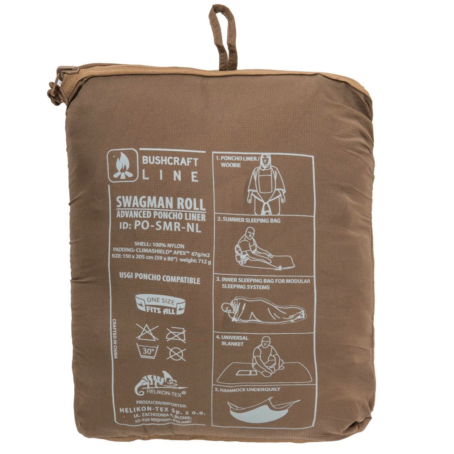 Helikon-Tex Swagman Roll Poncho Coyote