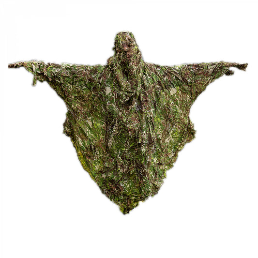 Ghosthood Ghost-Hoodie Tarnponcho Concamo Green