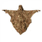 Ghosthood Ghost-Hoodie Tarnponcho Concamo Brown