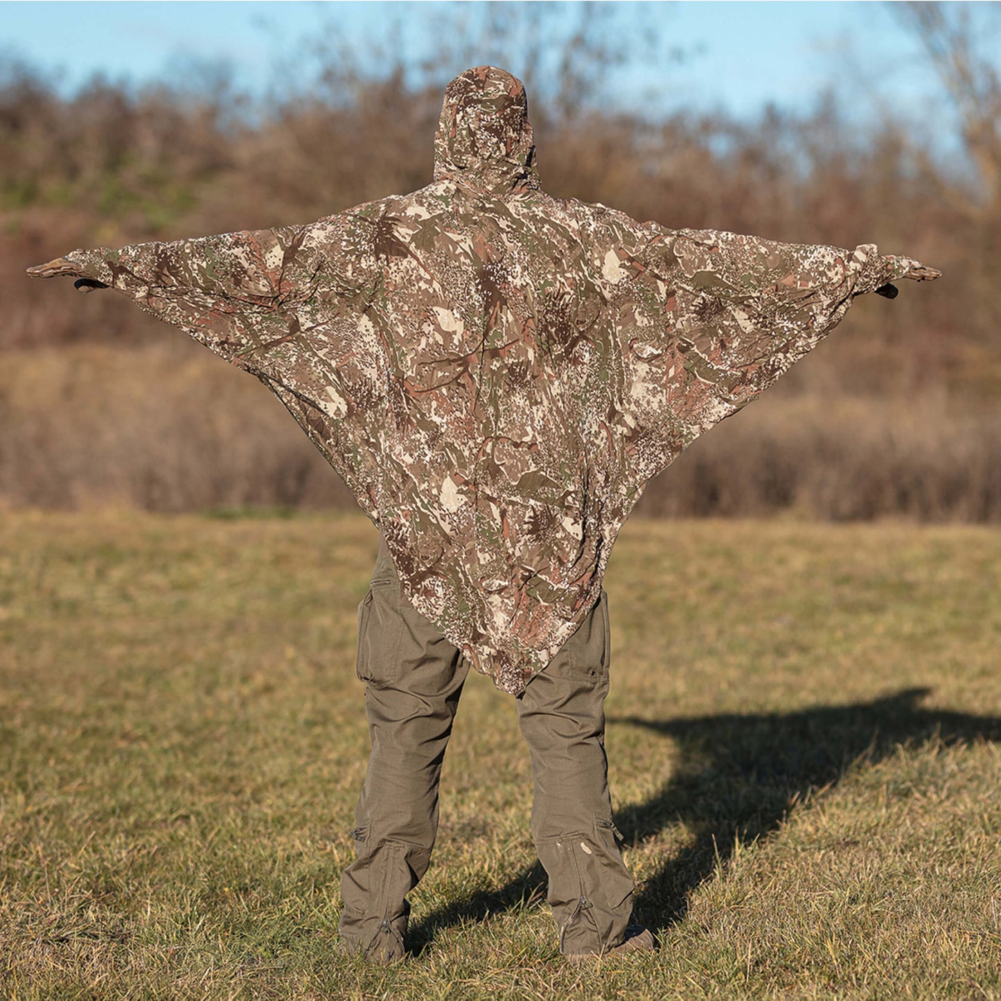 Ghosthood Ghost-Poncho-Compact Concamo Brown