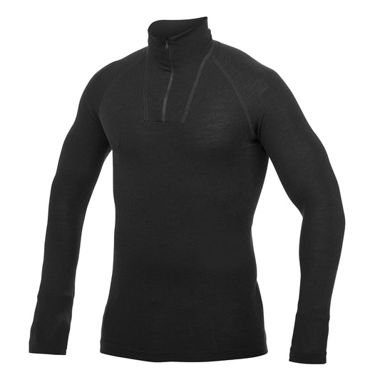 Woolpower Zip Turtleneck LITE black