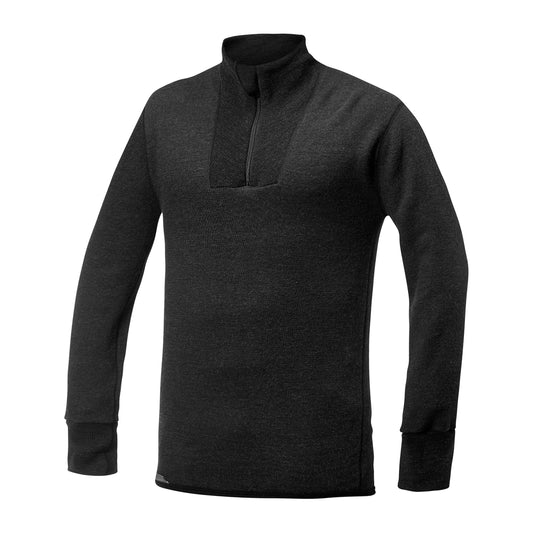 Woolpower Zip Turtleneck Protection 400 anthracite